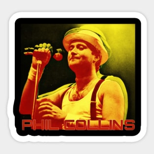 phil collins vintage style Sticker